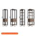 Guarda-Roupa Closet Easy 6 Gavetas Preto e Montana