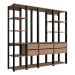 Guarda-Roupa Closet Easy 6 Gavetas Preto e Montana