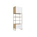 Guarda-Roupa Closet Infinity 2 Portas 2 Gavetas Savana e Branco
