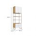 Guarda-Roupa Closet Infinity 2 Portas 2 Gavetas Savana e Branco