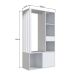 Guarda-Roupa Closet Lumo 1 Porta 1 Gaveta Branco