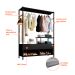 Guarda-Roupa Closet Modulado Barcelona Preto