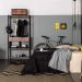 Guarda-Roupa Closet Modulado Barcelona e Guarda-Roupa Closet Modulado Paris 4 Gavetas Preto e Demolição