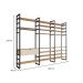 Guarda-Roupa Closet Modulado Industrial Philly 1 GV Cedro e Off White 294 cm