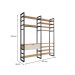 Guarda-Roupa Closet Modulado Industrial Philly 1 Gaveta Cedro e Off White 197 cm