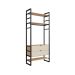 Guarda-Roupa Closet Modulado Industrial Philly 2 GV Cedro e Off White 101 cm
