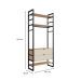 Guarda-Roupa Closet Modulado Industrial Philly 2 GV Cedro e Off White 101 cm