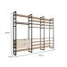 Guarda-Roupa Closet Modulado Industrial Philly 2 GV Cedro e Off White 294 cm