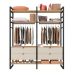 Guarda-Roupa Closet Modulado Industrial Philly 4 Gavetas Cedro e Off White 197 cm