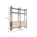 Guarda-Roupa Closet Modulado Industrial Philly 4 Gavetas Cedro e Off White 197 cm