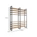 Guarda-Roupa Closet Modulado Industrial Philly Cedro 197 cm