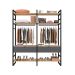 Guarda-Roupa Closet Modulado Industrial Philly I 2 GV Cedro e Grafite 197 cm