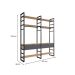 Guarda-Roupa Closet Modulado Industrial Philly I 2 GV Cedro e Grafite 197 cm