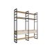 Guarda-Roupa Closet Modulado Industrial Philly I 2 GV Cedro e Off White 197 cm
