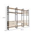 Guarda-Roupa Closet Modulado Industrial Philly I 3 GV Cedro e Off White 294 cm