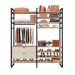 Guarda-Roupa Closet Modulado Industrial Philly II 2 Gavetas Cedro e Off White 197 cm