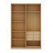 Guarda-Roupa Closet Modulado Infinity 3 GV Savana 160 cm