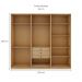 Guarda-Roupa Closet Modulado Infinity 3 Gavetas Savana 240 cm