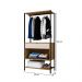 Guarda-Roupa Closet Modulado Maverick 1 Gaveta Carvalho e Off White 93 cm