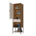 Guarda-Roupa Closet Modulado Maverick 1 Porta 1 Gaveta Carvalho e Off White 59 cm