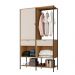 Guarda-Roupa Closet Modulado Maverick 1 Porta 2 Gavetas Carvalho e Off White 112 cm