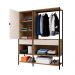 Guarda-Roupa Closet Modulado Maverick 1 Porta 2 Gavetas Carvalho e Off White 150 cm