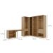 Guarda-Roupa Closet Modulado com Escrivaninha Infinity 2 PT 6 GV Savana