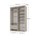 Guarda-Roupa Closet Mountier 2 Gavetas Bege