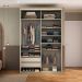 Guarda-Roupa Closet Mountier 2 Gavetas Bege
