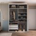 Guarda-Roupa Closet Mountier 2 Gavetas Branco