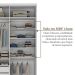 Guarda-Roupa Closet Mountier 2 Gavetas Branco