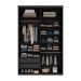 Guarda-Roupa Closet Mountier 2 Gavetas Preto