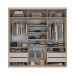 Guarda-Roupa Closet Mountier 4 Gavetas Bege