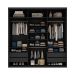 Guarda-Roupa Closet Mountier 4 Gavetas Preto
