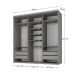 Guarda-Roupa Closet Mountier 4 Gavetas Urbi