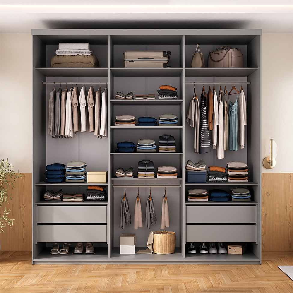 Guarda-Roupa Closet Mountier 4 Gavetas Urbi