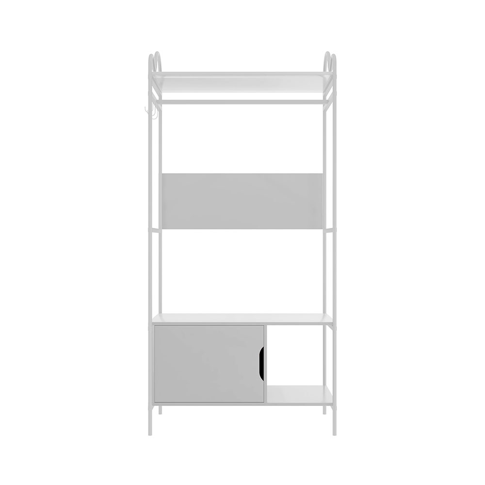 Guarda-Roupa Closet Oasis 1 Porta Branco
