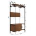 Guarda-Roupa Closet Oasis 1 Porta Preto e Nature