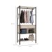 Guarda-Roupa Closet Paris 2 Gavetas Off White e Preto