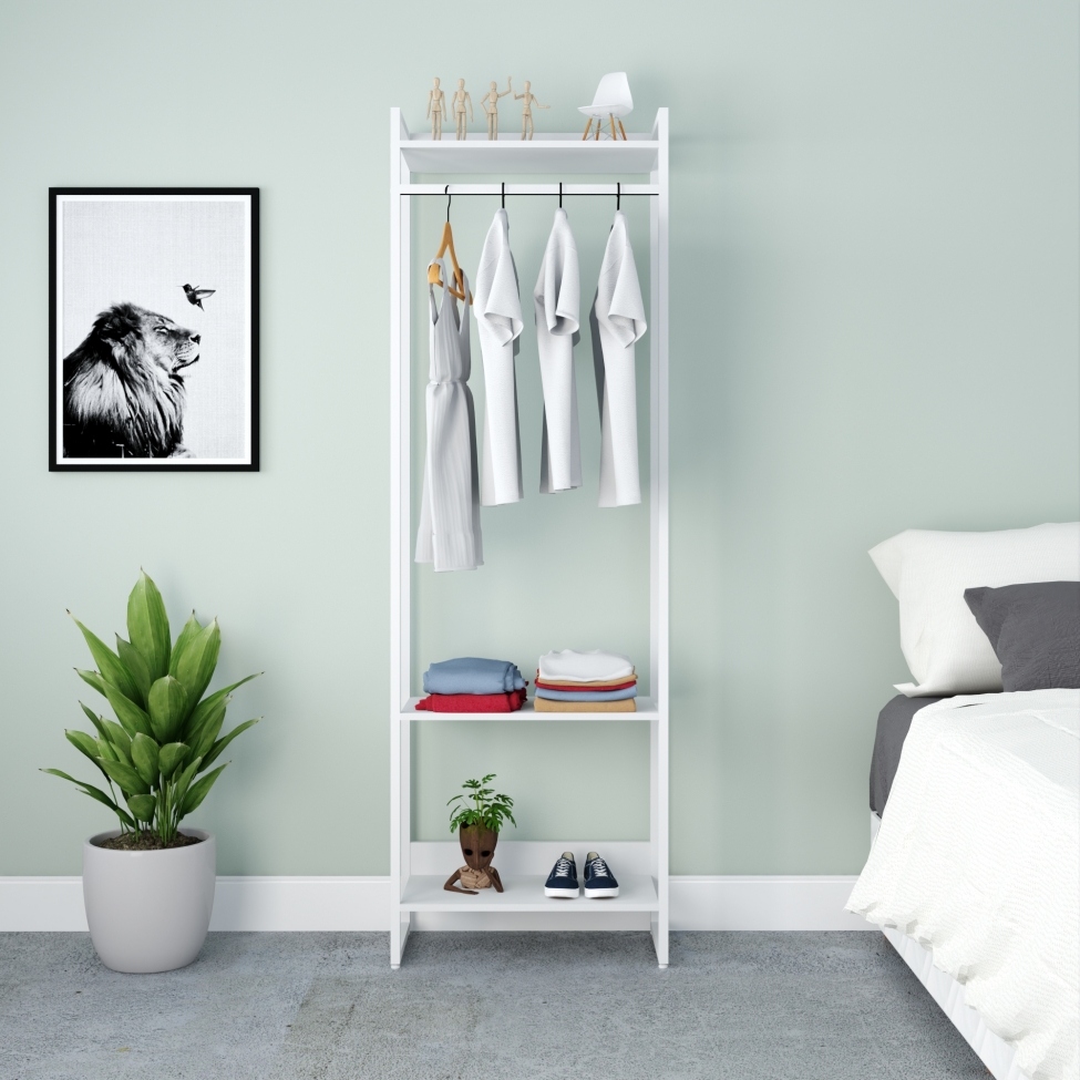 Guarda-Roupa Closet Studio Branco 187x60 cm