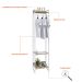 Guarda-Roupa Closet Studio Carvalho e Branco 187x45 cm