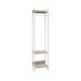 Guarda-Roupa Closet Studio Carvalho e Branco 187x45 cm