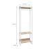 Guarda-Roupa Closet Studio Carvalho e Branco 187x60 cm