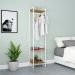 Guarda-Roupa Closet Studio Mel e Branco 187x45 cm