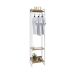 Guarda-Roupa Closet Studio Mel e Branco 187x45 cm