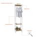 Guarda-Roupa Closet Studio Mel e Branco 187x45 cm