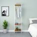 Guarda-Roupa Closet Studio Mel e Branco 187x45 cm