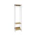 Guarda-Roupa Closet Studio Mel e Branco 187x45 cm