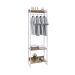 Guarda-Roupa Closet Studio Mel e Branco 187x60 cm