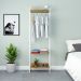 Guarda-Roupa Closet Studio Mel e Branco 187x60 cm